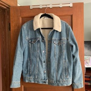 Like New, Sherpa-lined BDG Jean Jacket | Size L